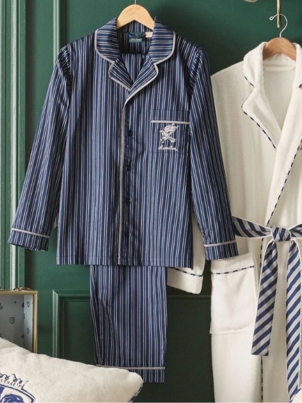Pottery Barn Harry Potter Ravenclaw Pajama Set Size Medium